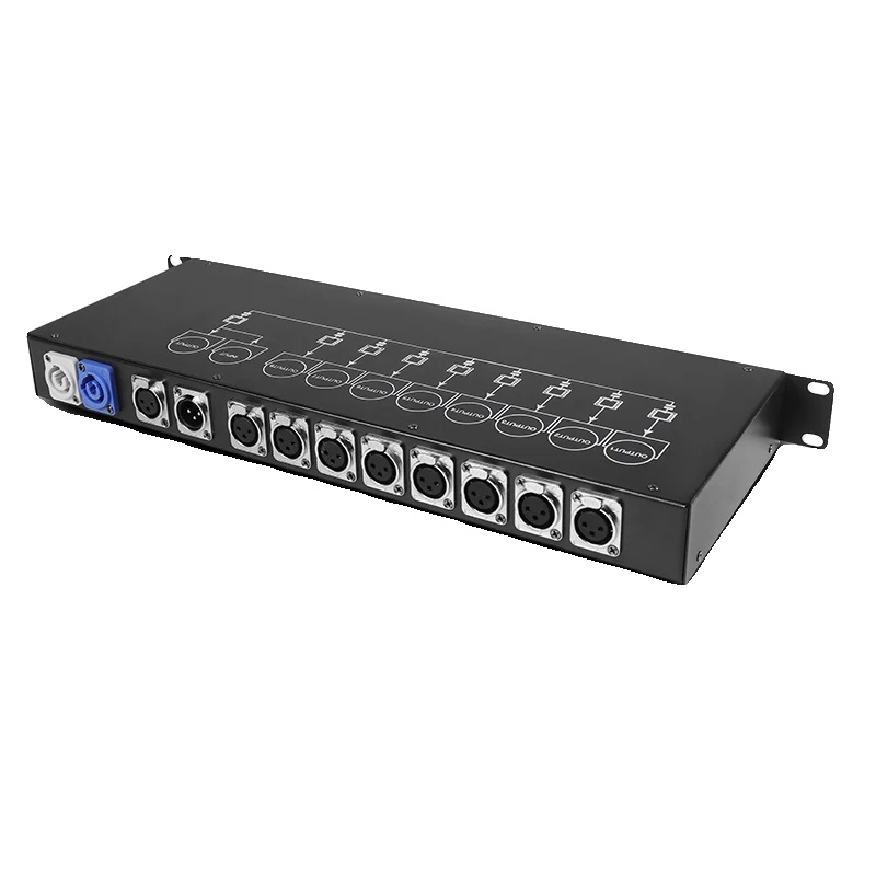 Dmx512-signalverteiler, 8-kanal-steuerung, Langlebiges Design, 3pin