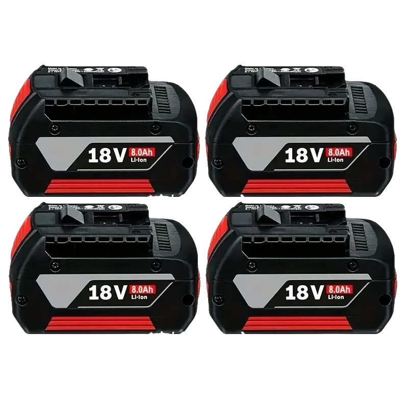 Schraubendreher Batterie, 18v, 8000mah Kapazität, 4 Stück Batterie 8,0 Ah