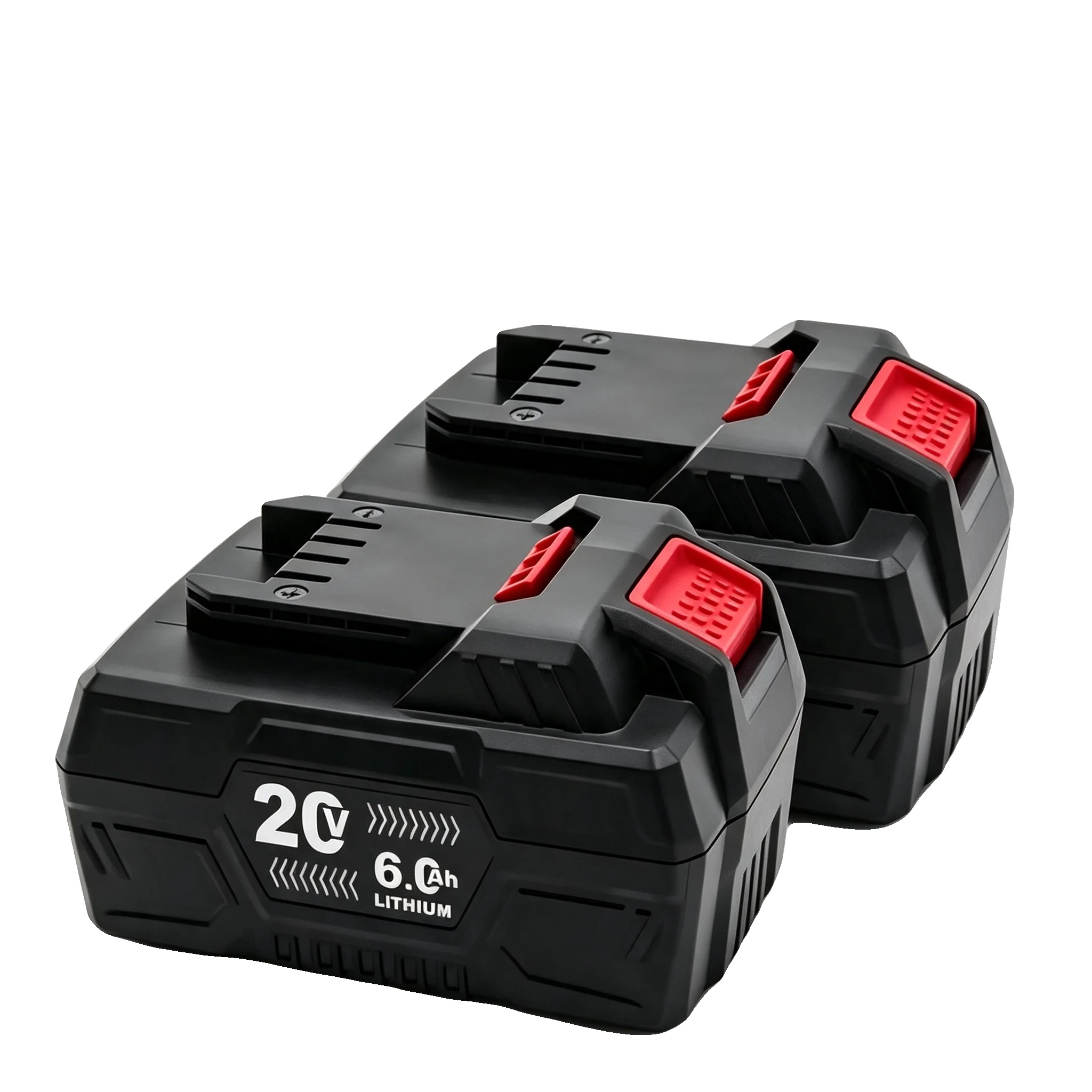 Ersatz-lithiumbatterie, 6000mah Kapazität, Aktive Zellüberwachung, 2-stück
