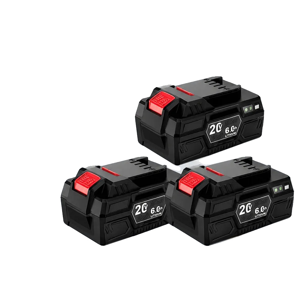 Ersatzbatterie, 6000mah Kapazität, Kompatibel Mit Parkside 20v Werkzeugen, 20v 6.0ah-3pcs