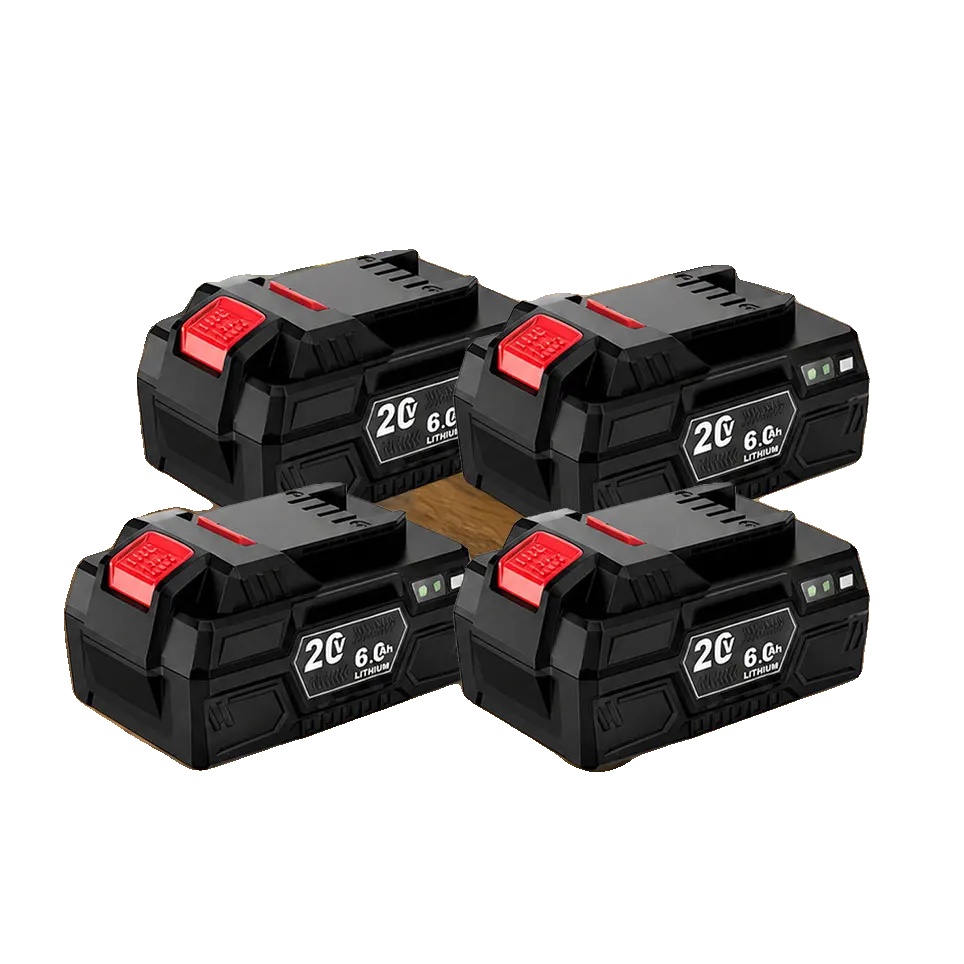 Ersatzbatterie, 6000mah Kapazität, Kompatibel Mit Parkside 20v Werkzeugen, 20v 6.0ah-4pcs
