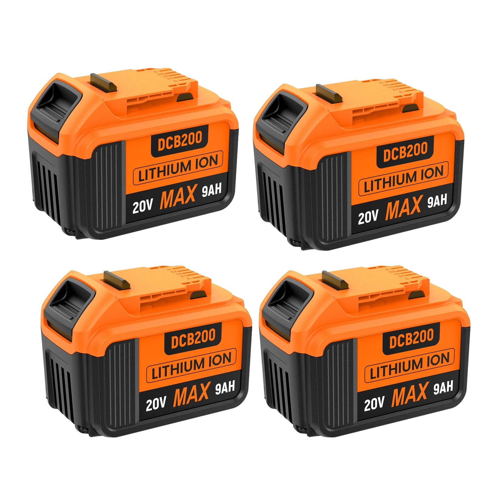 Akku Für Elektrowerkzeuge, Hohe Kapazität 9000mah, Dual-voltage-kompatibilität, 4bat