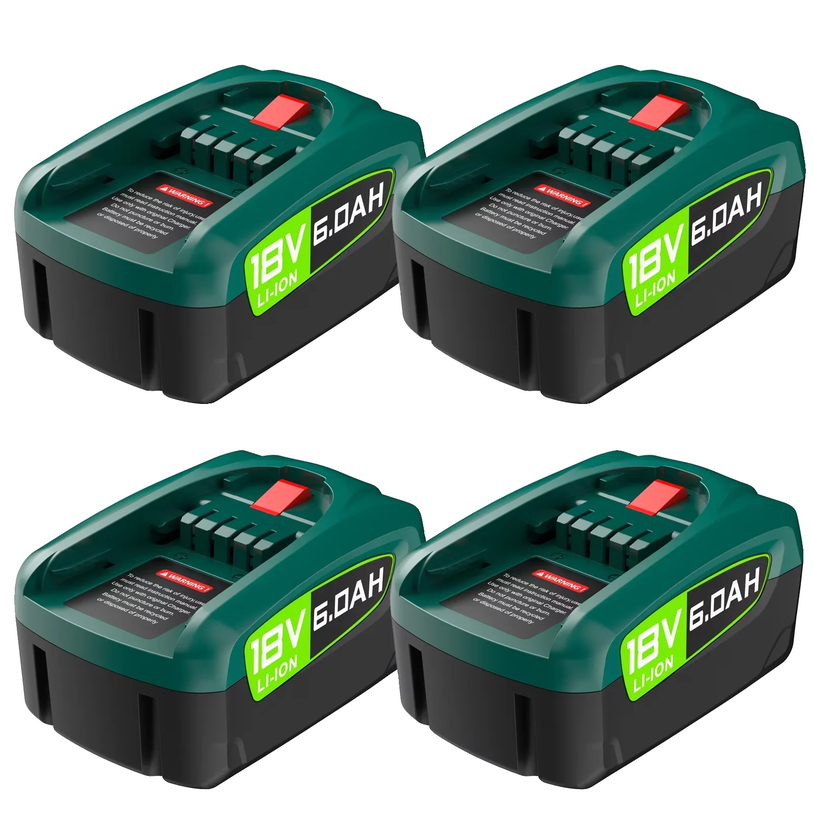 Akkutausch, 6000mah Kapazität, Kompatibel Mit Pba-serie Werkzeugen, 4bat, 18v