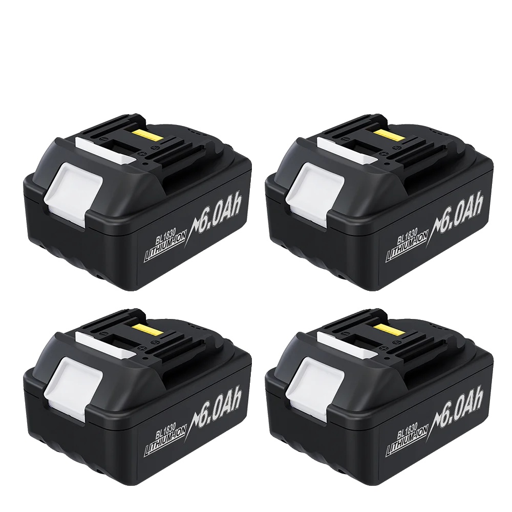 Batterie, 6000mah Kapazität, Wiederaufladbares Design, 4 6.0ah Batterie