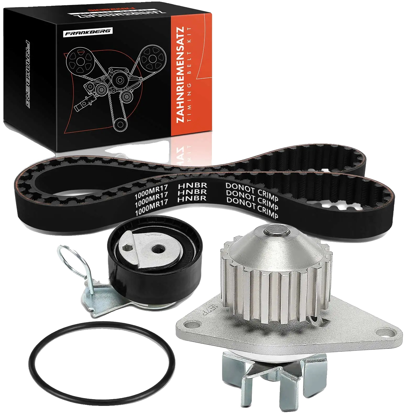 Zahnriemensatz, 952,5 Mm Länge, 17 Mm Breite, 100 Zähne, Einschließlich Wasserpumpe, Kompatibel Mit Peugeot Und Citroën