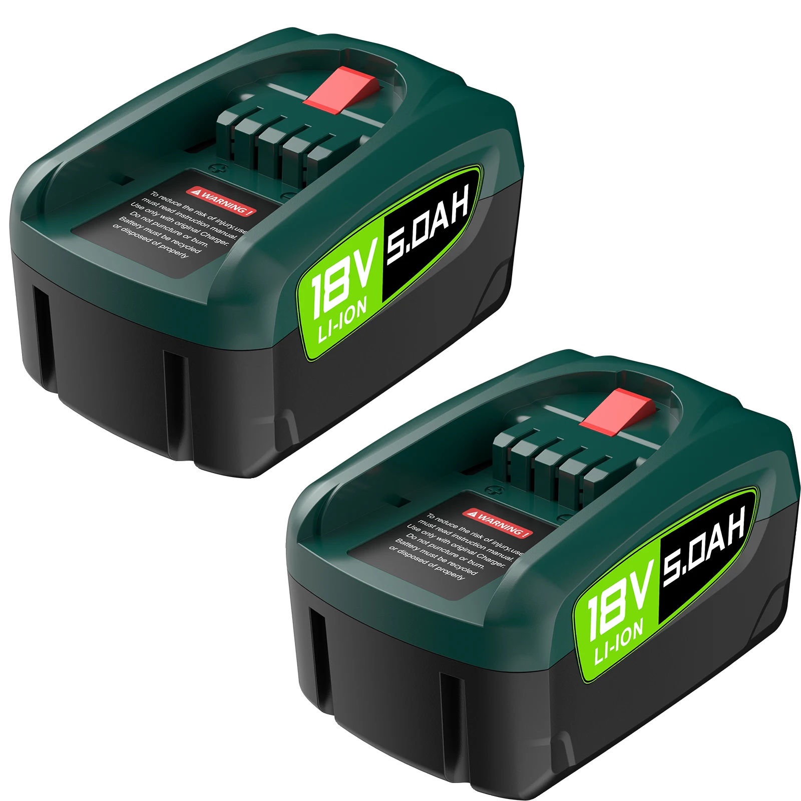 Wiederaufladbare Batterie, 5000mah, 18v Kompatibilität, 2pack Batterie