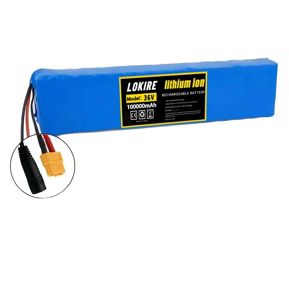 Lithium-ionen-batterie, 100ah Kapazität, 36v Spannung, Xt60-dc