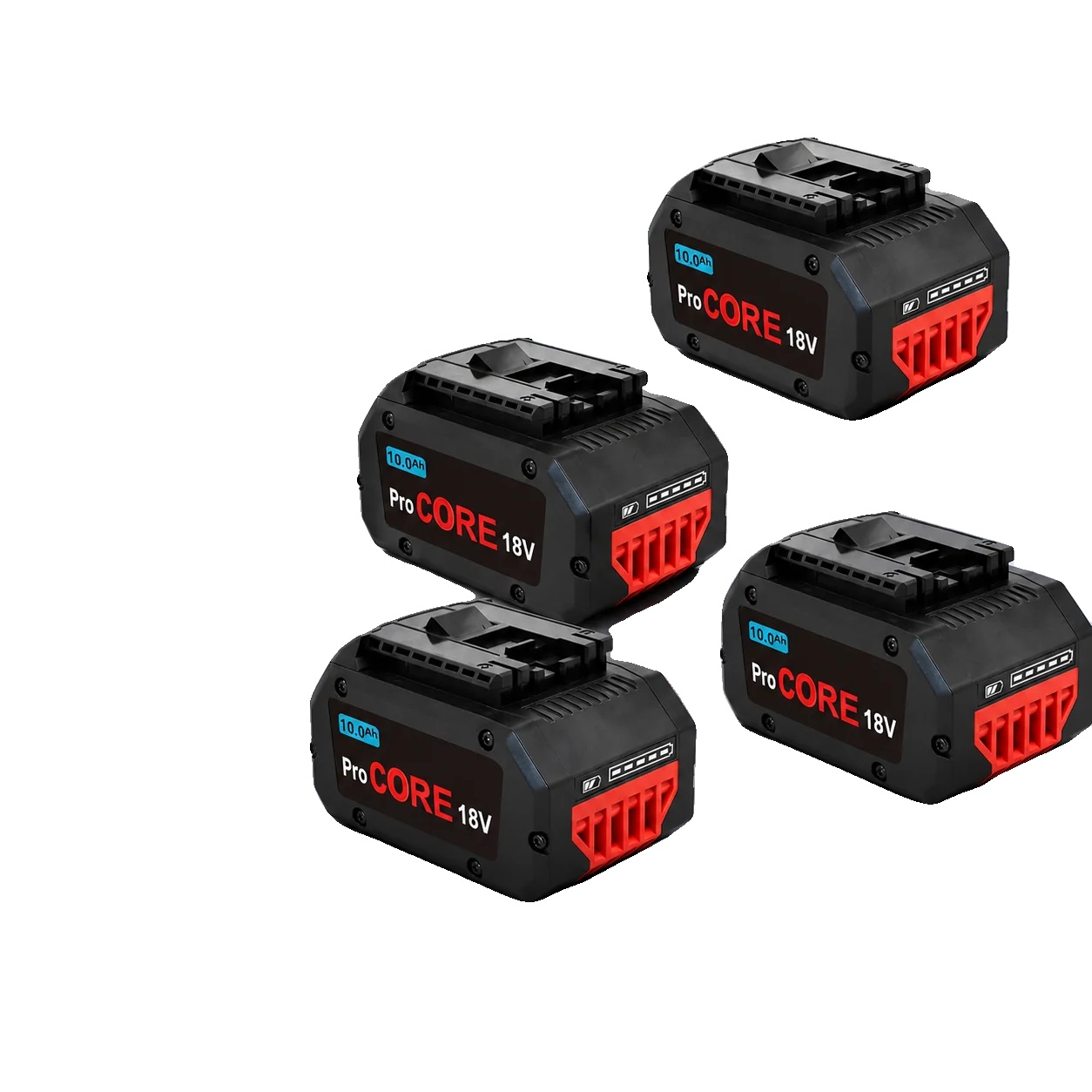 Wiederaufladbarer Akku-pack, 10,0 Ah Kapazität, Kompatibel Mit Elektrowerkzeugen, 4pcs-10ah-batterie, 18v-d