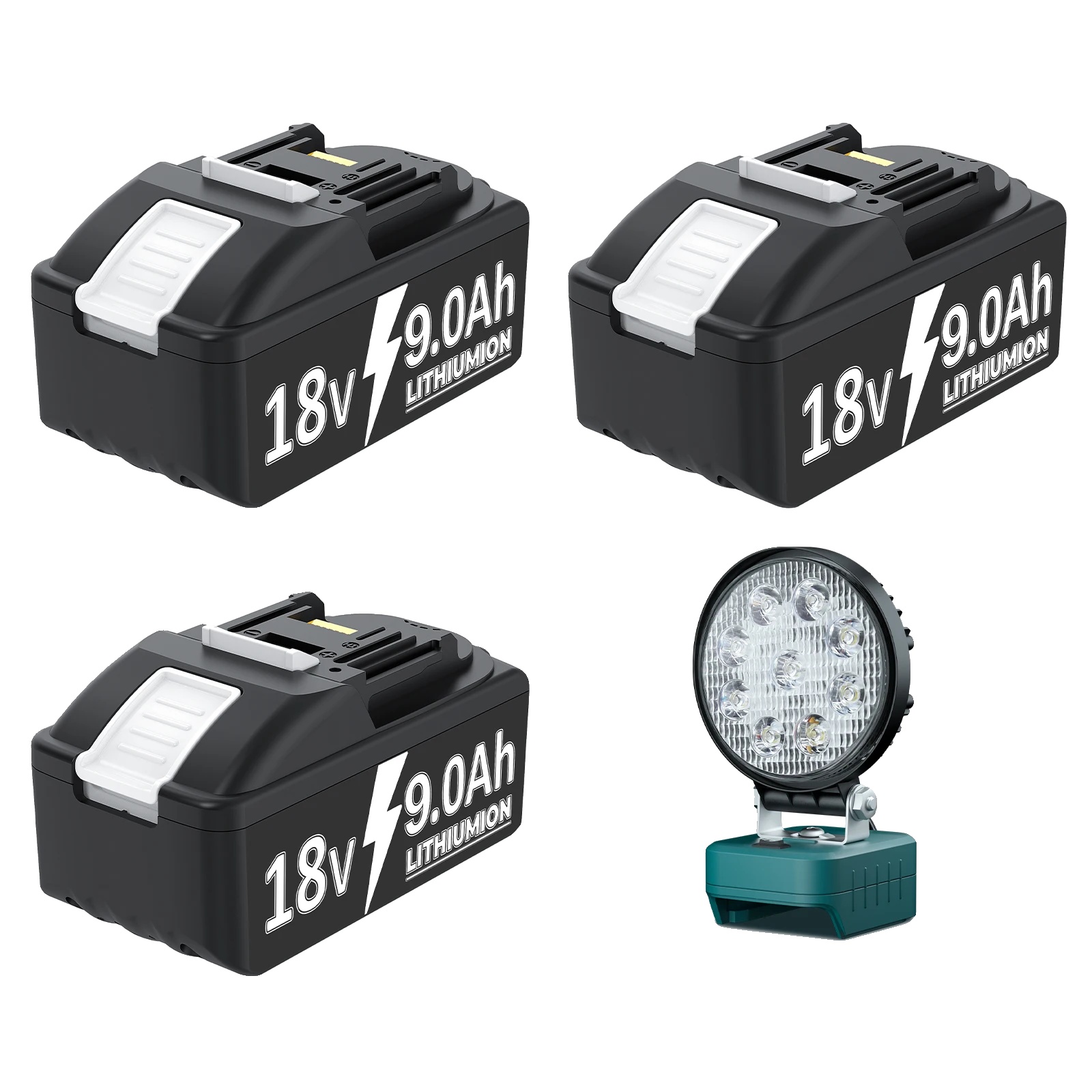Batterie, Hohe Kapazität, Mehrkreis-schutz, Set 8
