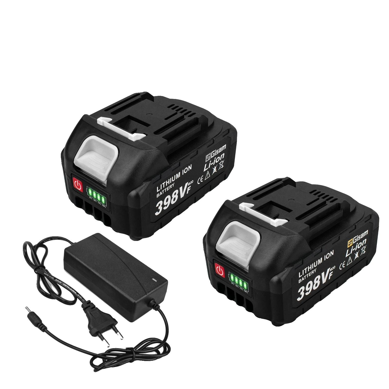 Wiederaufladbare Batterie, 4500mah Kapazität, Ce-zertifiziert, 2x398vf-1xladegerät