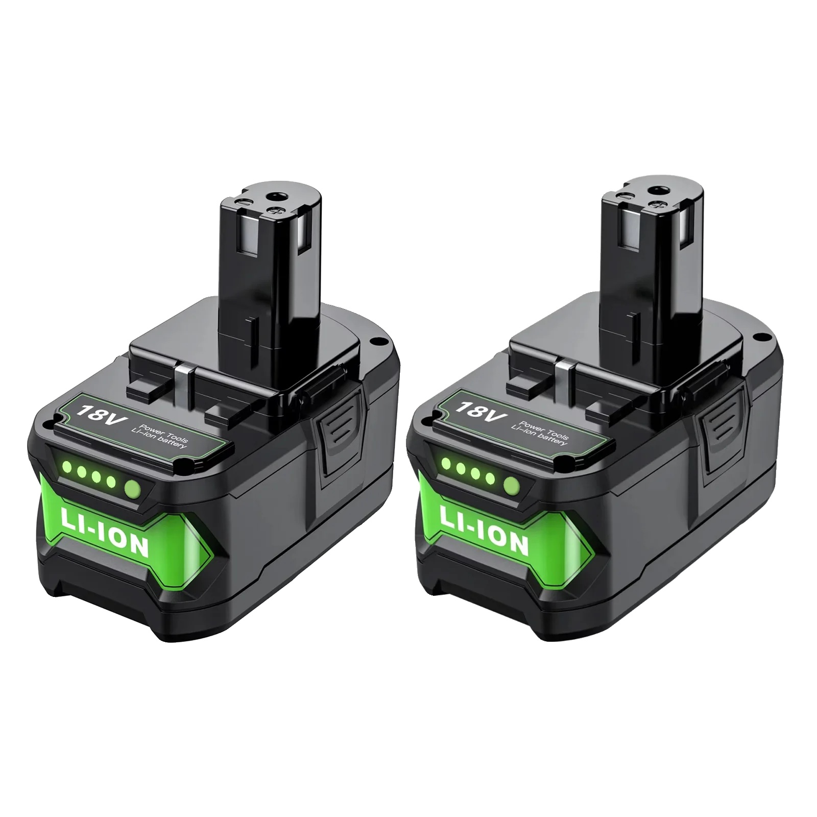 Wiederaufladbare Batterie, 9500mah Kapazität, Li-ion Technologie, Kompatibel Mit Ryobi, 2 Stk