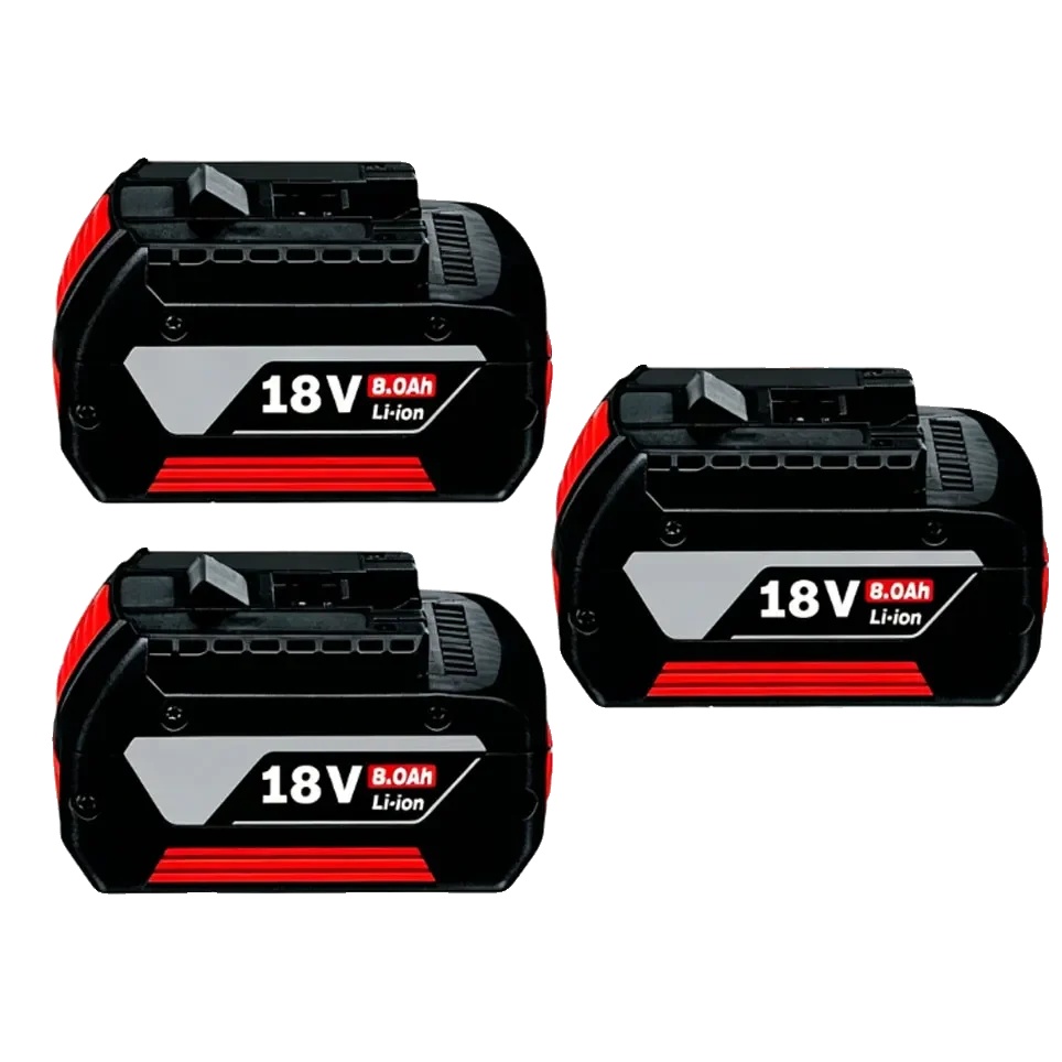 Ersatzbatterie, 18v, 8000mah Kapazität, 3stk, 18v-c