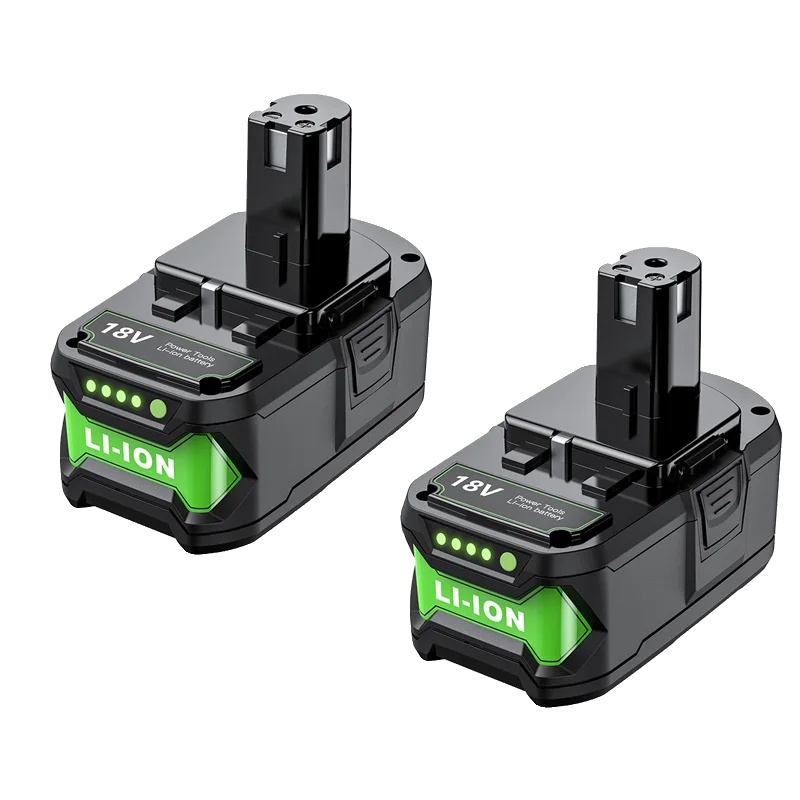Ersatzbatterie, 8,0ah/9,0ah, 18v, Kompatibel Mit Ryobi, 2stk 8000mah