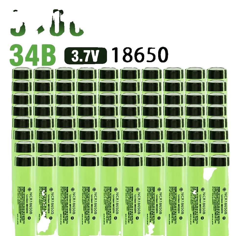 Wiederaufladbare Lithium-ionen-batterie, 3400mah Kapazität, 20a Entladeleistung, 34b-80pcs