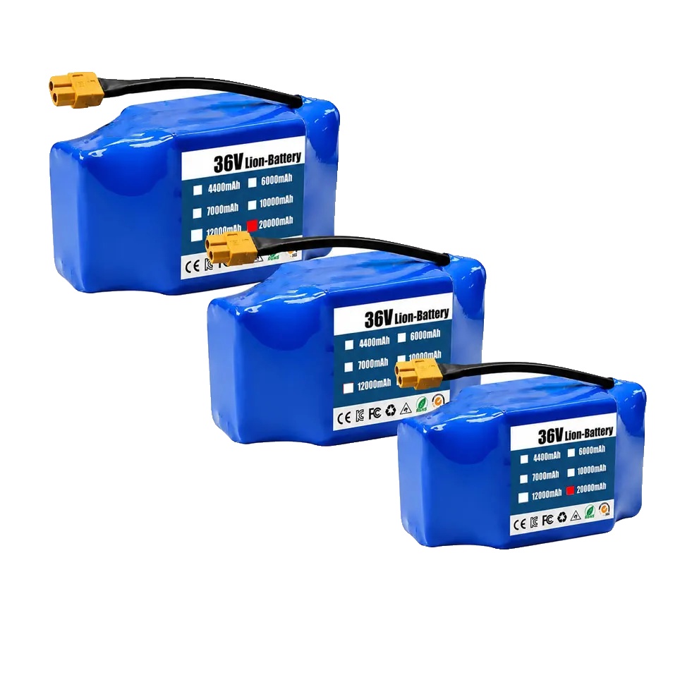 Lithium-ionen-batterie, 20000mah Kapazität, Sicherheitszertifiziert, 36v 20000mah-3pcs