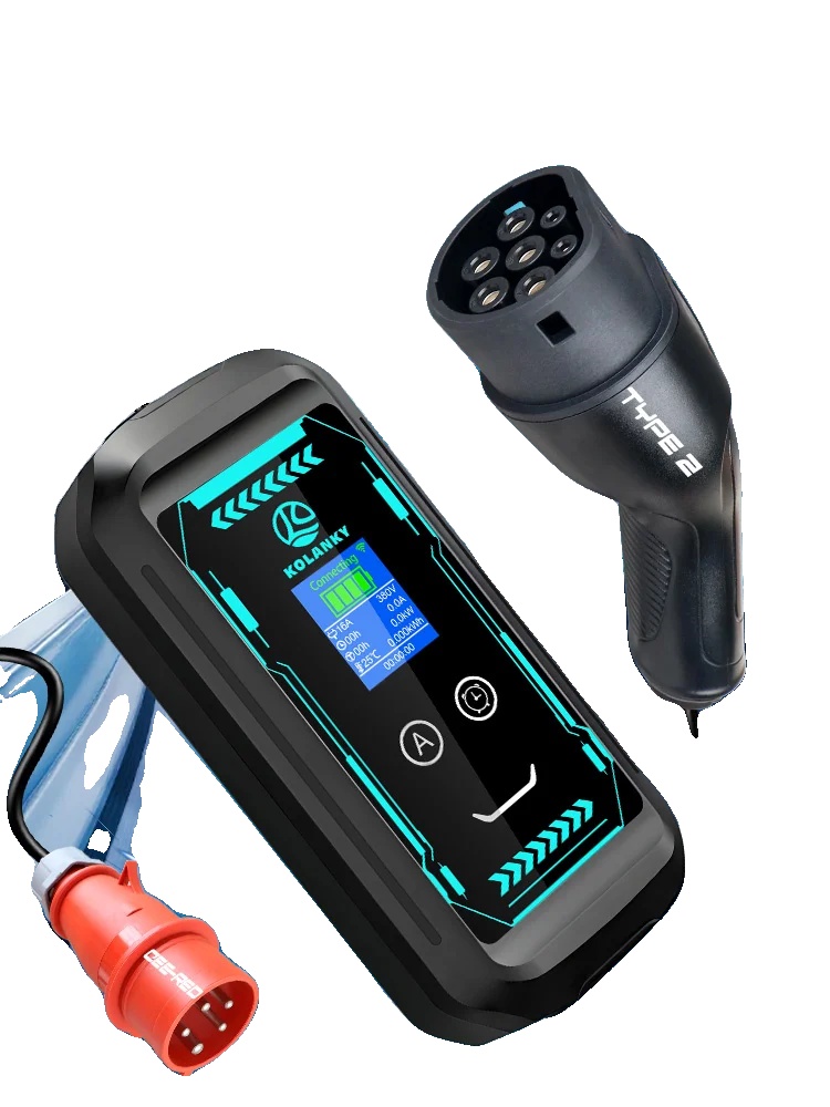 Ev-ladegerät, 11kw Leistungsbewertung, Tragbar Typ 2, 11kw App Kolanky, Typ2