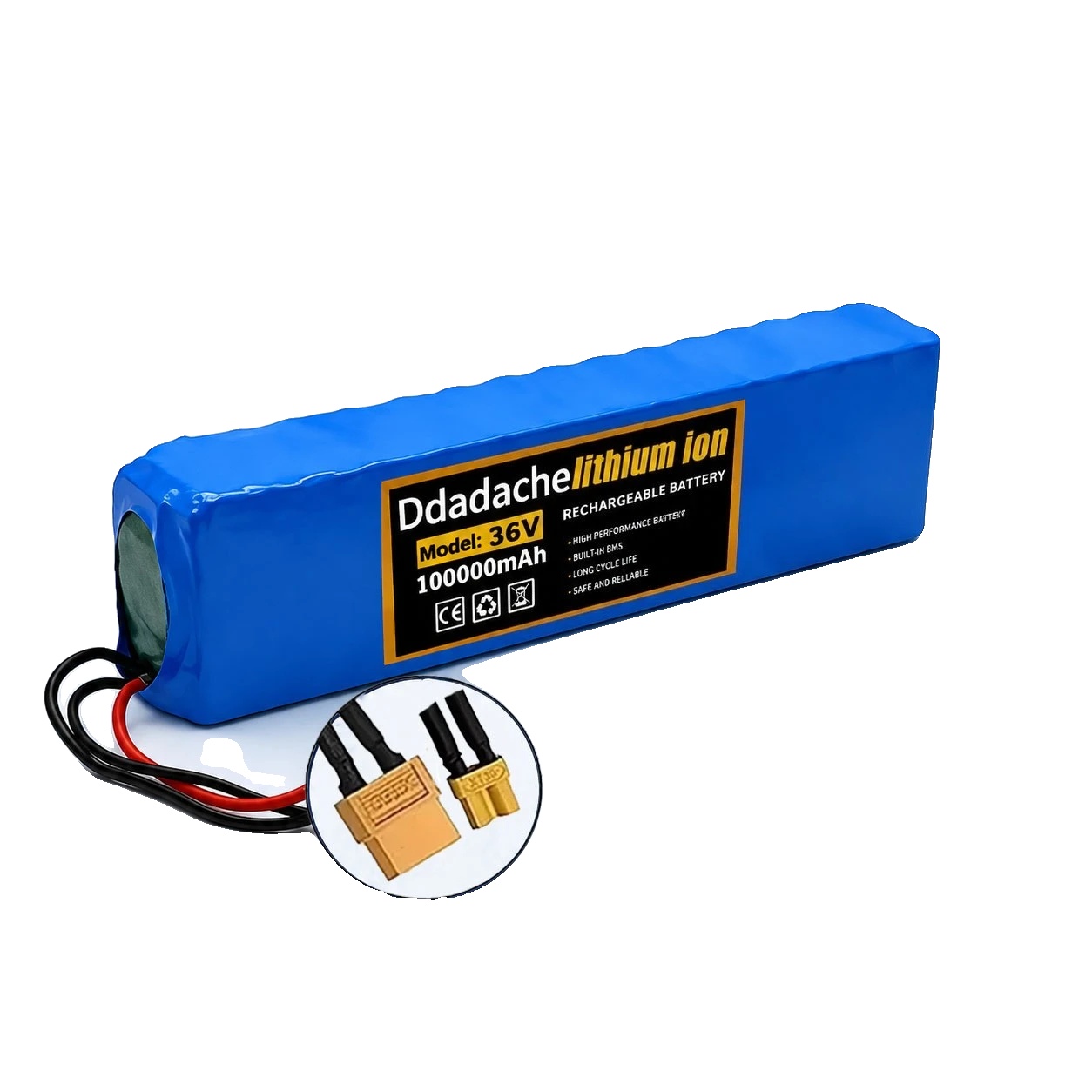 Lithium-ionen-batteriepack, 100ah Kapazität, Kompatibel Mit Elektrofahrzeugen, Xt60-xt30