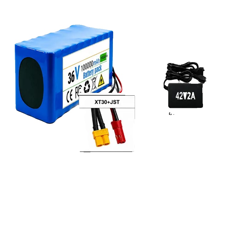 Batteriepack, 36v, 100ah Kapazität, 10s4p-xt30-jst