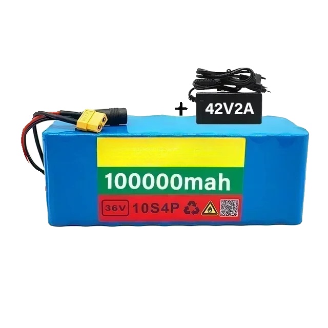 Lithium-batteriepack, 36v Spannung, 100000mah Kapazität, 10s4p Xt60-dc