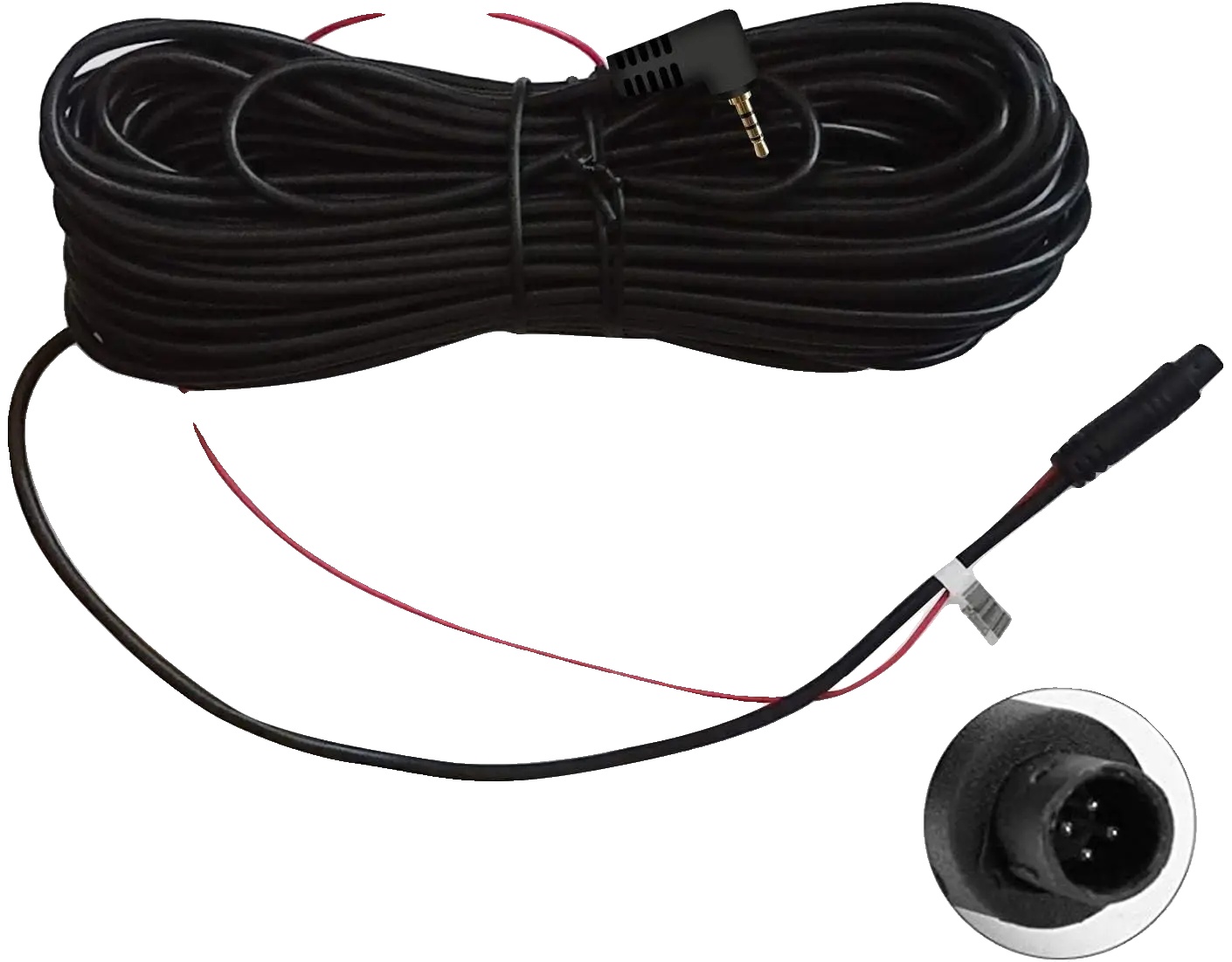 Rückfahrkamera Verlängerungskabel, 10 Meter Länge, Langlebiges Kabel, 15m