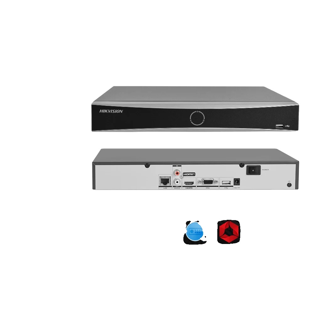 Netzwerk-videorekorder, 16 Kanäle, Hochauflösende Aufnahme, Keine, 16ch, Eu-stecker
