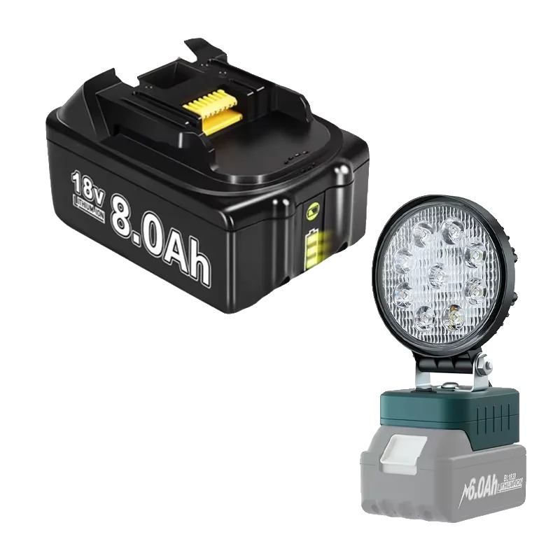 Ersatzbatterie, 8000mah, Kompatibel Mit Mehreren Werkzeugen, 1x8.0ah1xarbeitslicht