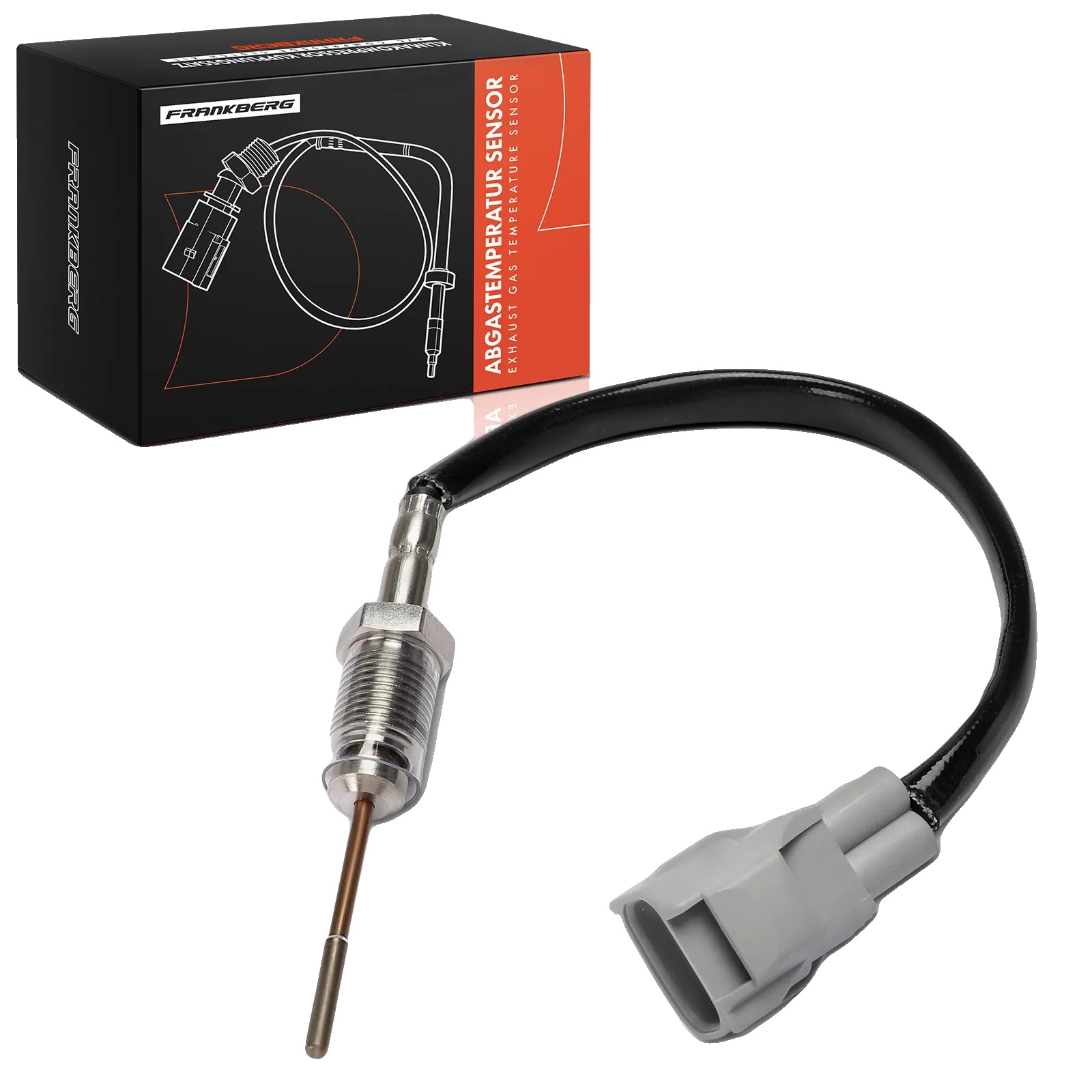 Temperatursensor, Länge 272,5 Mm, Gewindegröße M12x1,25, Kabellänge 215,5 Mm, 2 Anschlusskontakte, Schlüsselgröße 14