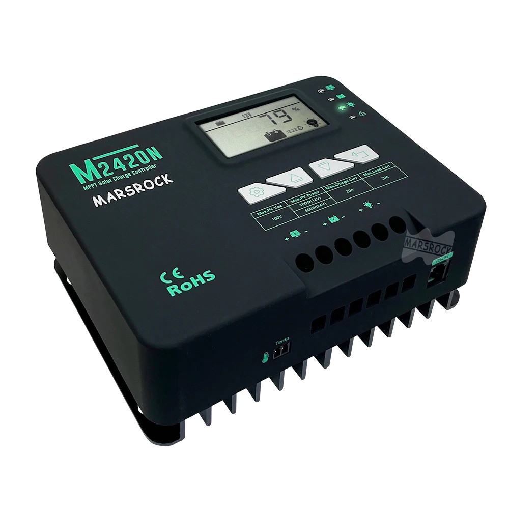 Solar-ladecontroller, Bluetooth-überwachung, Vielseitige Kompatibilität, M2420n, 20a, 1224