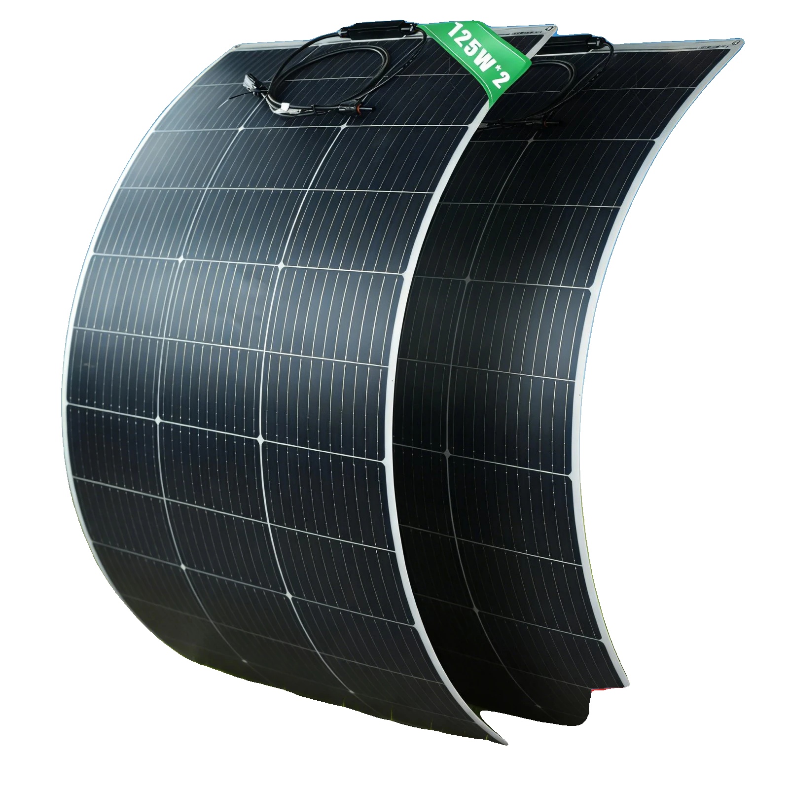 Flexibles Solarpanel, Leichtes Design, Hohe Effizienz, 2pcs 125w