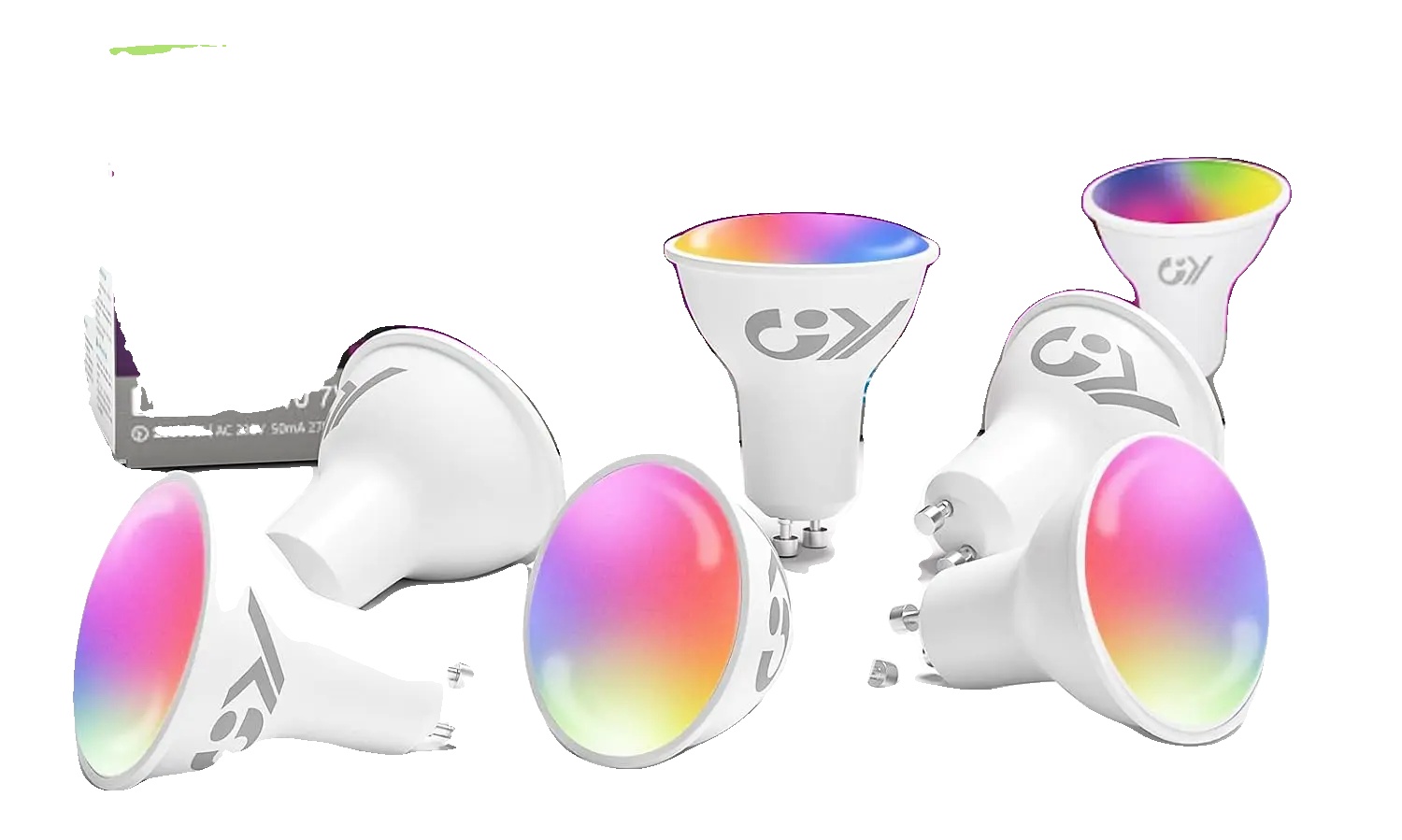 Intelligente Glühbirne, 7w, 500 Lm, Kompatibel Mit Alexa, Spannung 220-240v, Rgb Farbwechsel