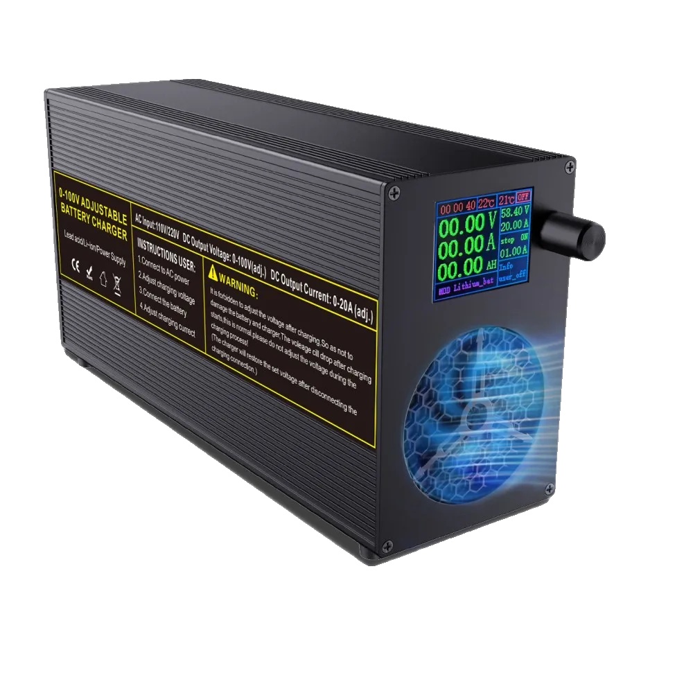 Lifepo4 Ladegerät, Einstellbarer Stromausgang, Ce-zertifizierung, Dc100v20ahs
