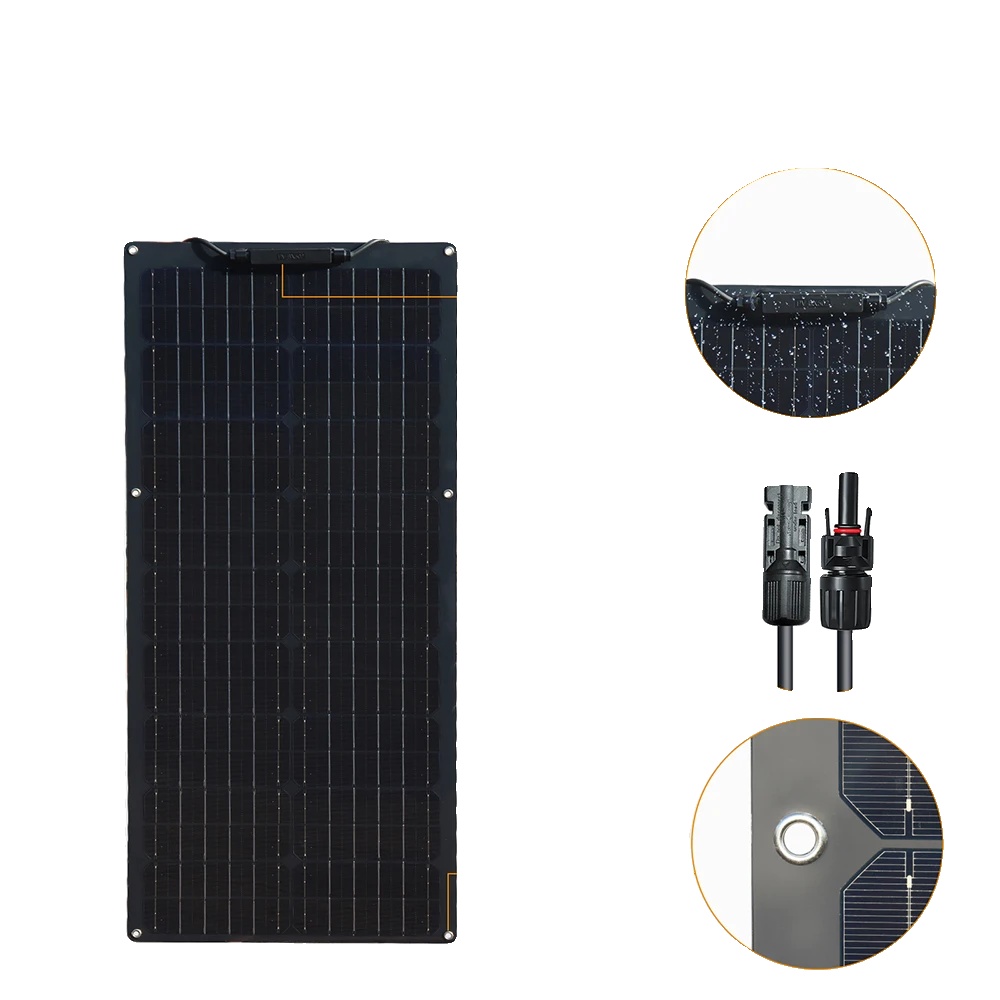 Flexibles Solarpanel, Monokristallines Silizium, Hohe Effizienz, Vielseitige Installation, 19.8v 50w A