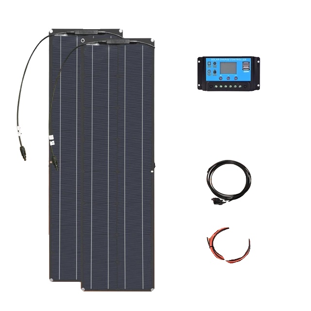 Solarpanel, Flexibles Design, Hohe Effizienz, 100w Solar Kit