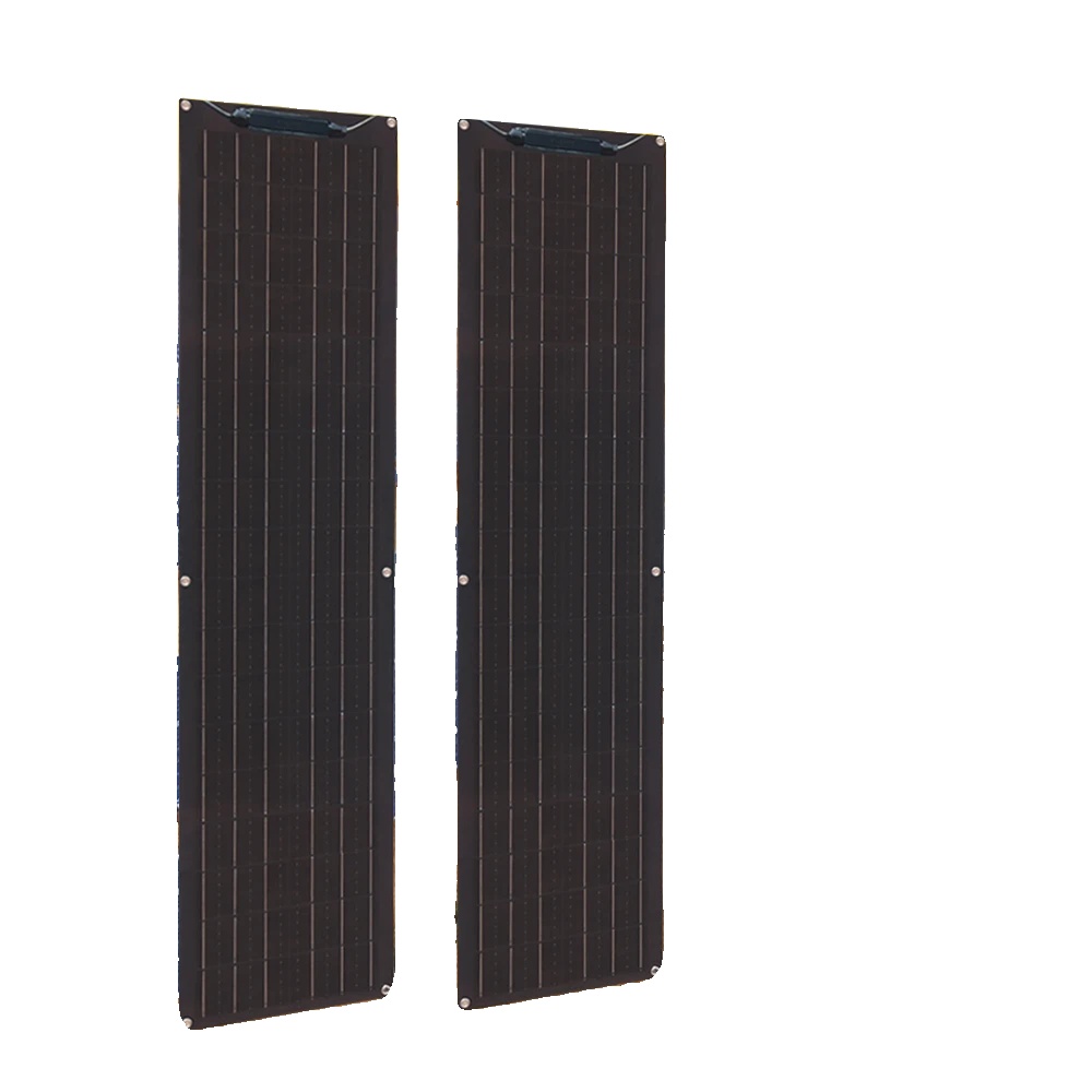 Solarpanel, Flexibles Design, Hohe Effizienz, 100w Kit Schwarz