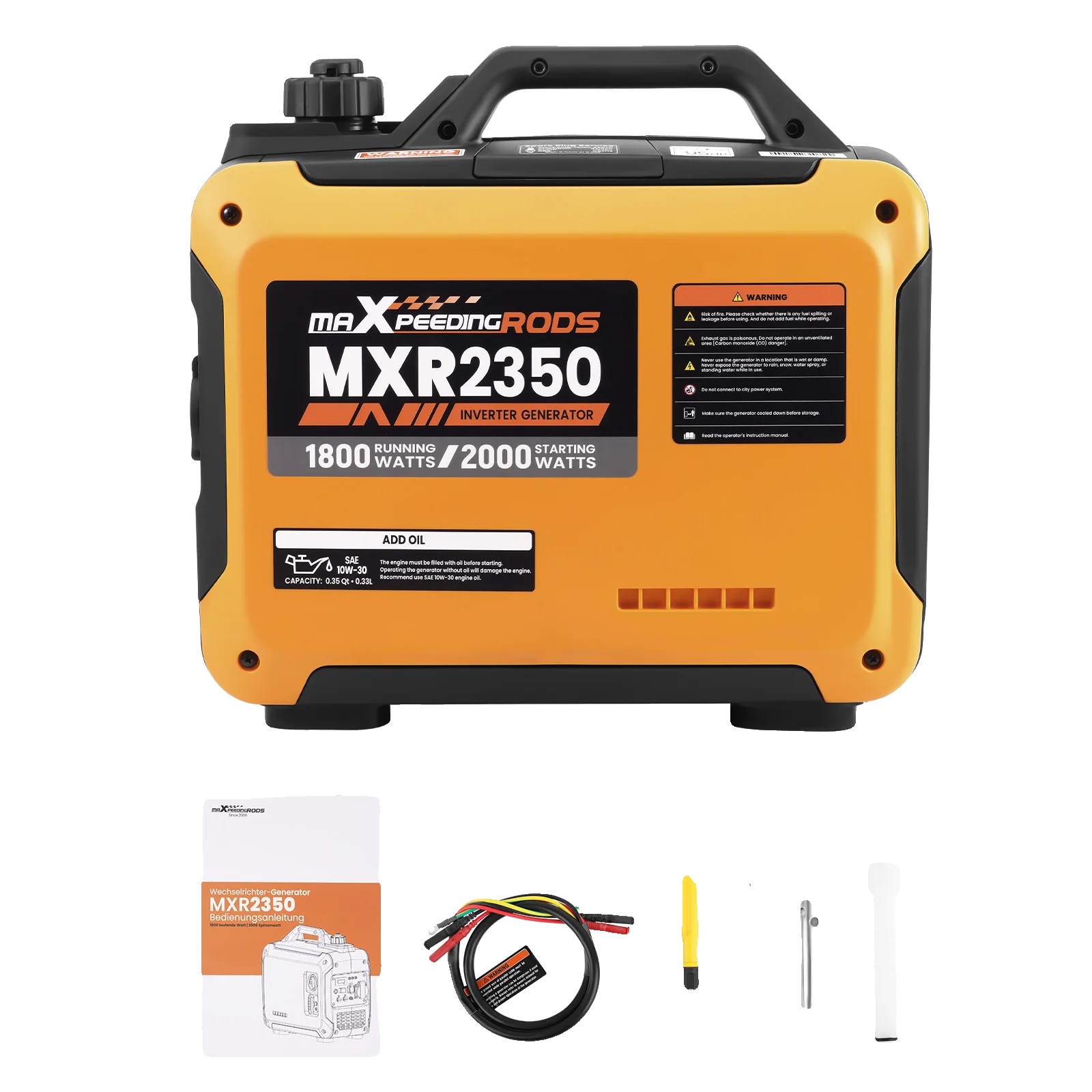 Invertergenerator, Tragbar, Leiser Betrieb, Mxr2350-eu