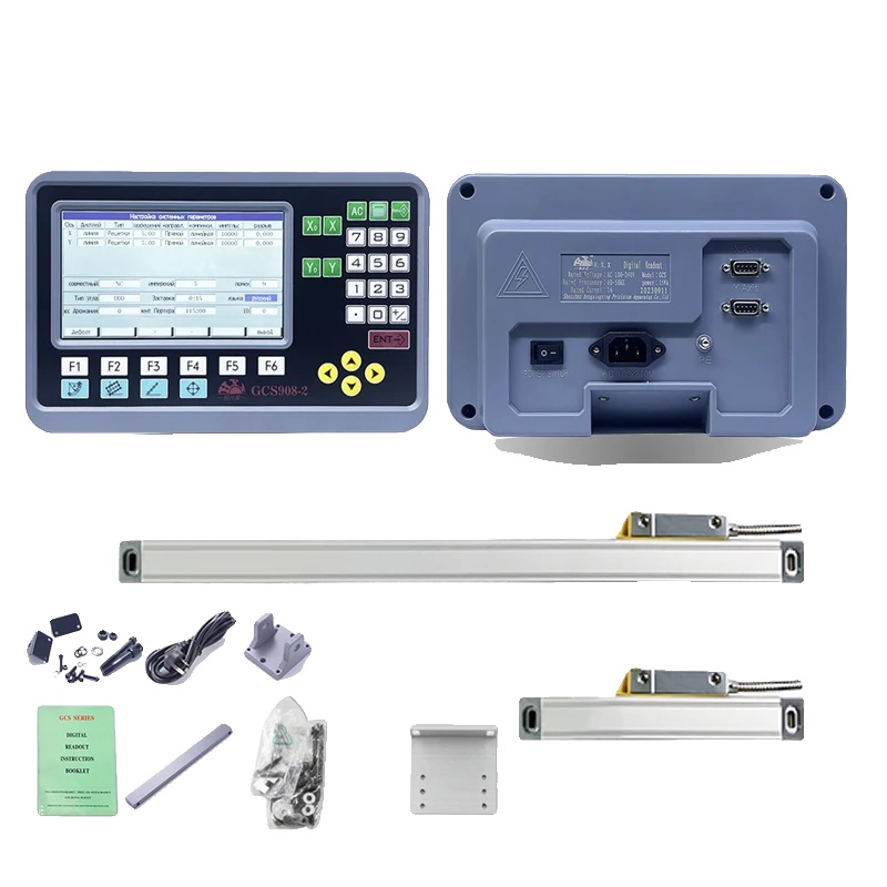 Digitalanzeigesystem, 2-achsen-anzeige, Linearencoder Enthalten, Gcs908-2 Dro Set