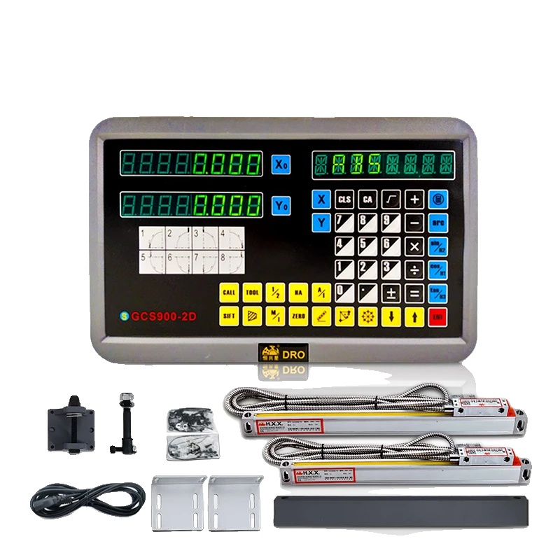 Digitalanzeigesystem, 2-achsen-anzeige, Linearencoder Enthalten, Gcs900-2d Dro Set