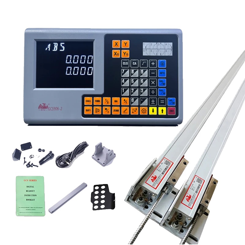 Digitalanzeigesystem, 2-achsen-anzeige, Linearencoder Enthalten, Gcs906-2 Dro Set