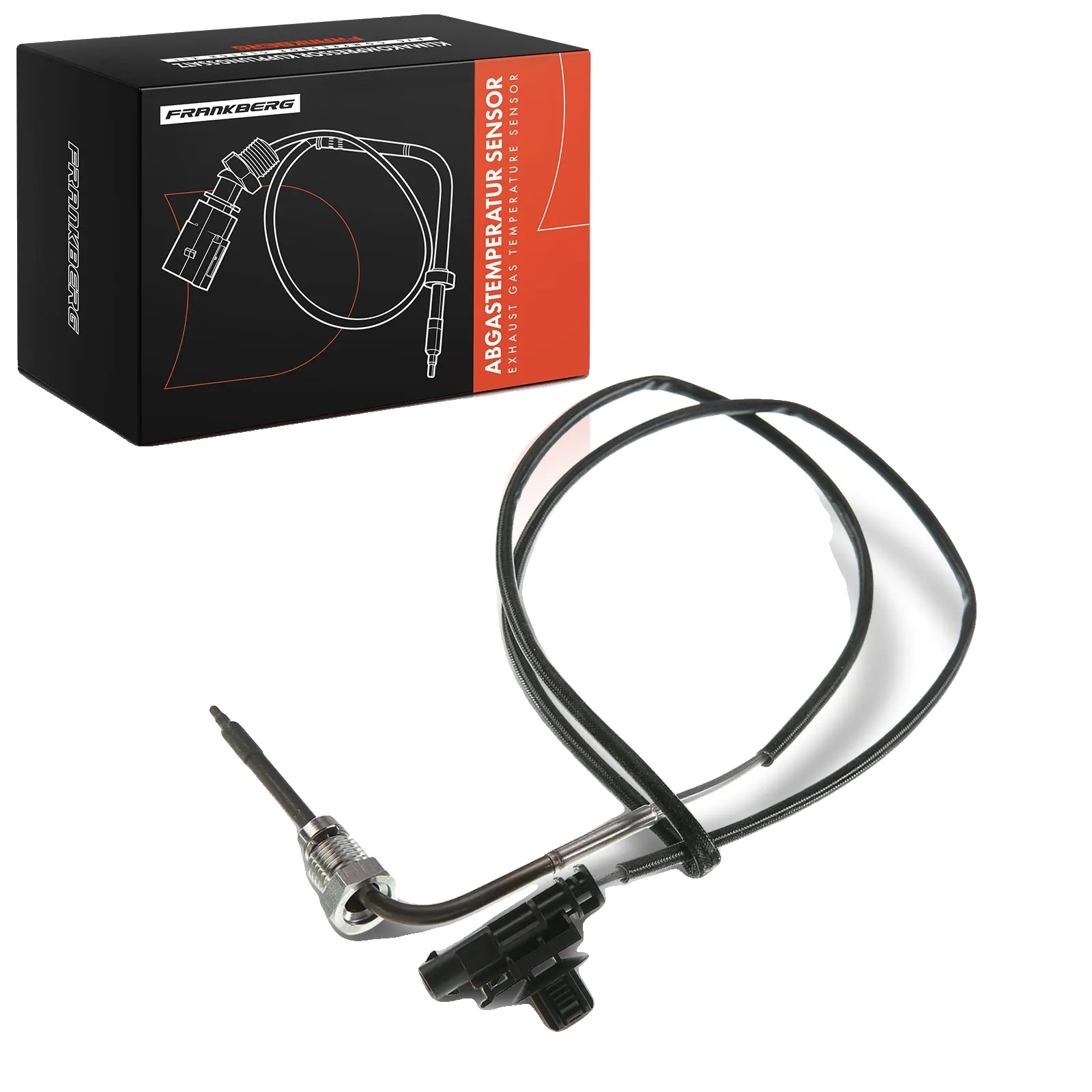 Temperatursensor, Gewindegröße M14x1,5, Kabellänge 1015 Mm, 2 Anschlusskontakte, Schlüsselgröße 17, Ovaler Anschlussgehäuse