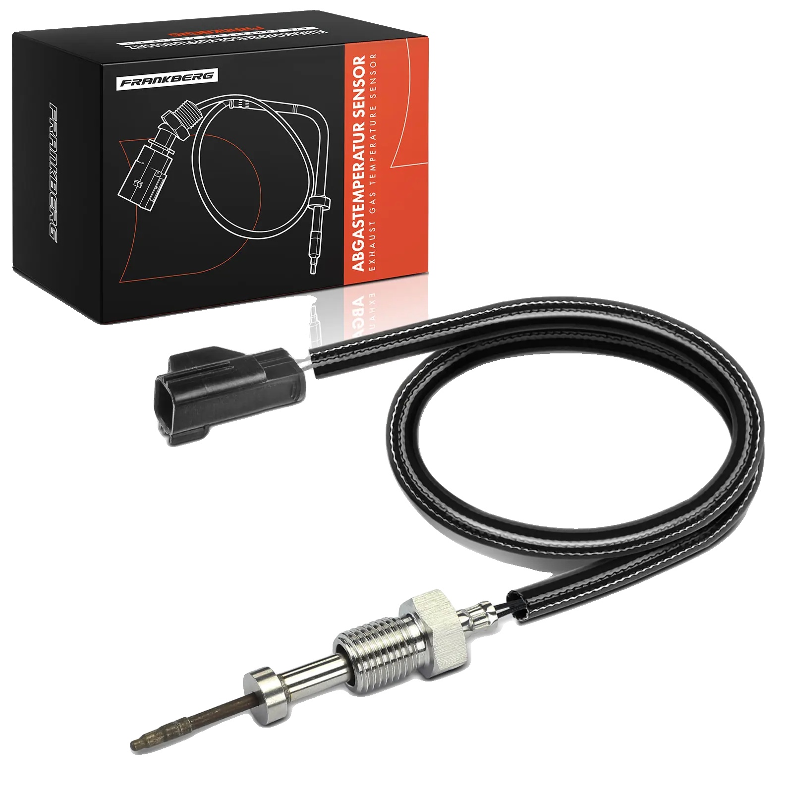 Temperatursensor, Gewindegröße M14x1,5, Kabellänge 410 Mm, 2 Anschlusskontakte, Kompatibel Mit Volvo-modellen, Ptc-sensortyp