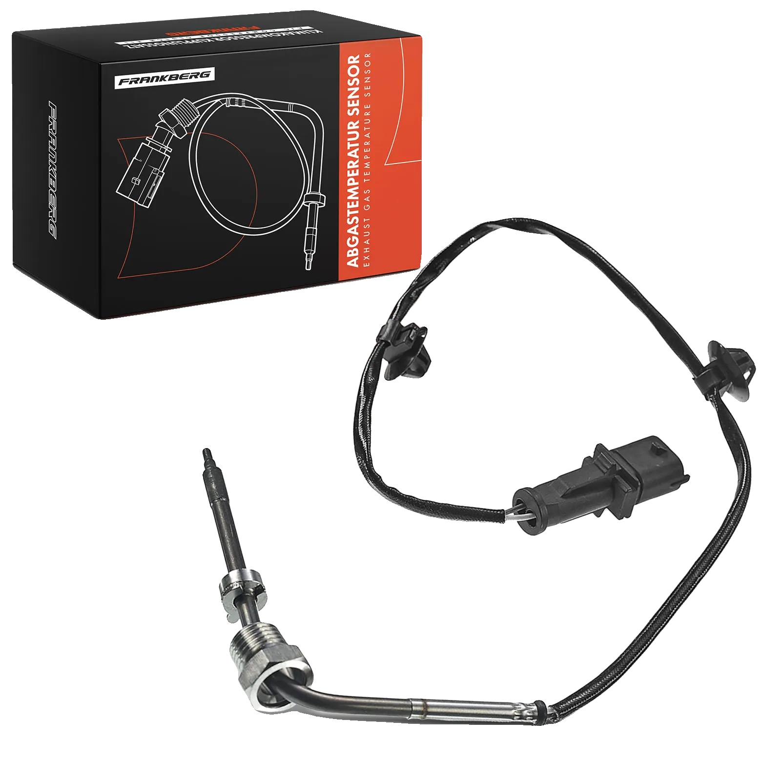 Temperatursensor, M14x1,5 Gewindegröße, 520 Mm Kabellänge, 2 Anschlusskontakte, Ptc-sensor, Ovale Gehäuseform