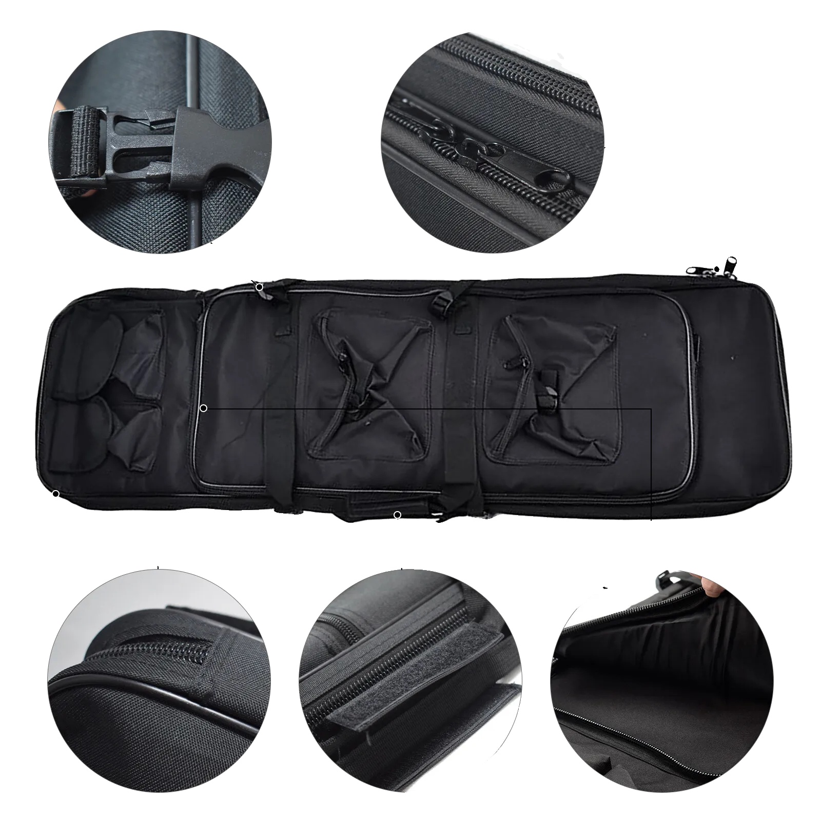 Taktischer Rucksack, Wasserdicht, Geräumiges Design, Schwarz