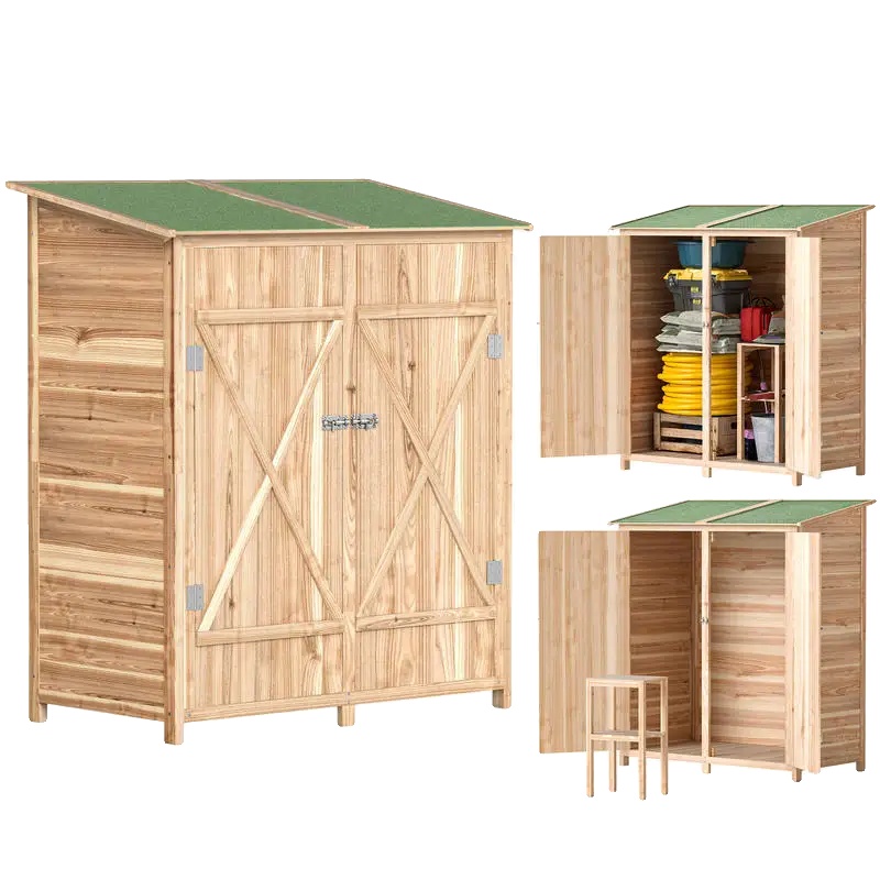 Gartenhaus, Holzdesign, Integrierter Tisch, T1003-01-13111