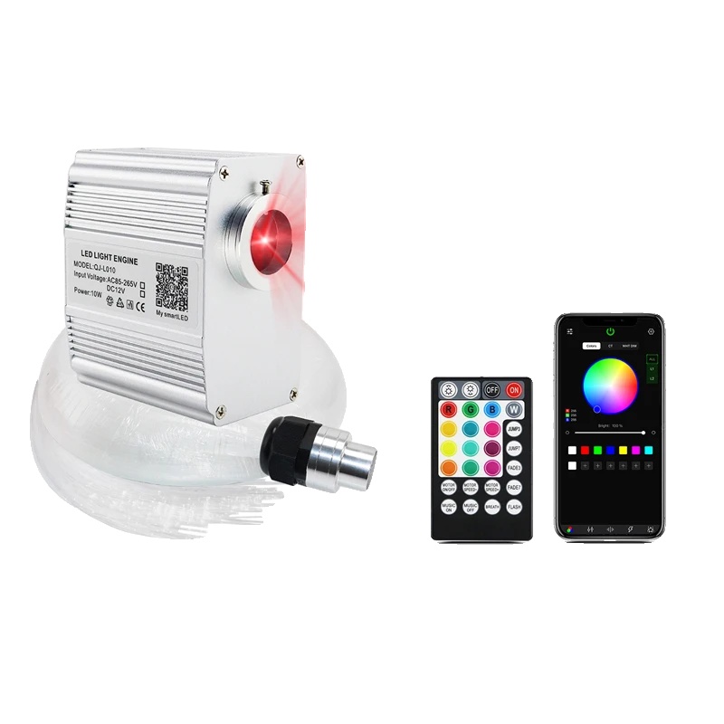 Faseroptisches Sternenhimmel-lichtset, Bluetooth-steuerung, Musik-synchronisation, Auto Und Eu-stecker-c, 3m Misch 310