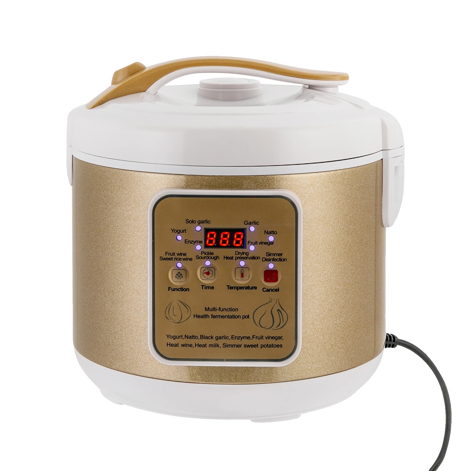 Fermentationsmaschine, Vielseitige Verwendung, Langlebige Materialien, Gold Und Weiß