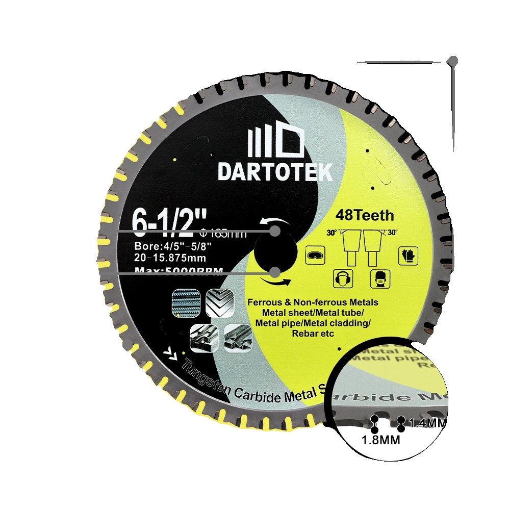 Kreissägeblatt, 48 Zähne, Langlebiger Hartmetall, 1stück