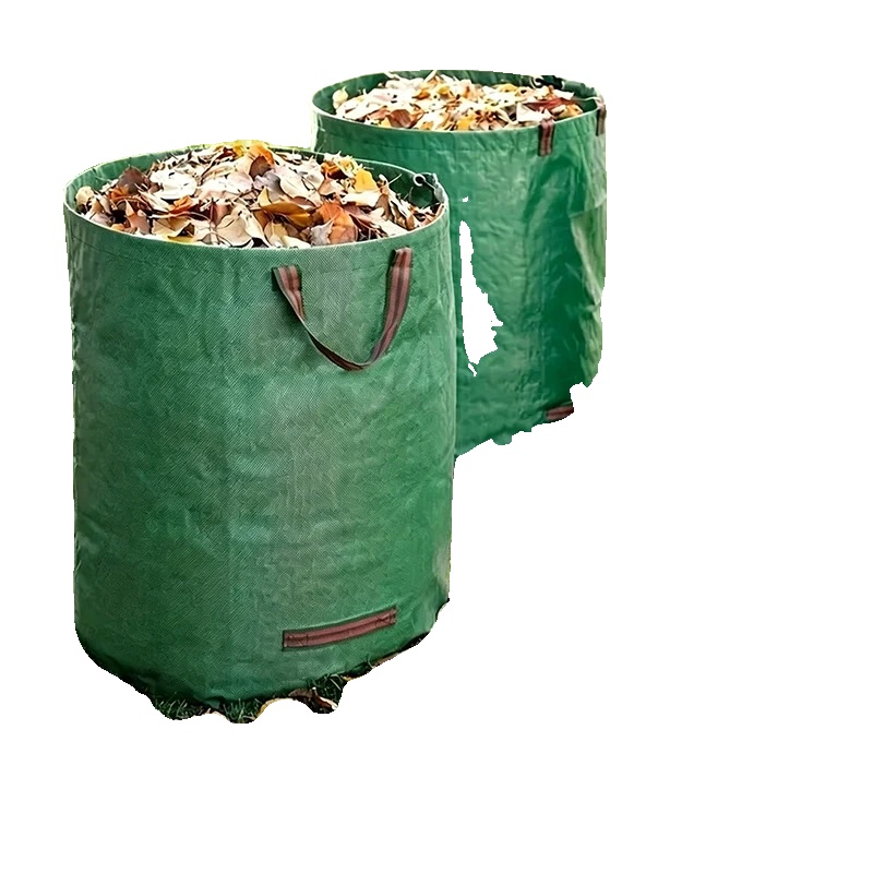 Gartenabfallsack, Große Kapazität, Staubdicht Und Wasserdicht, Grün-e, 300l 67x84cm