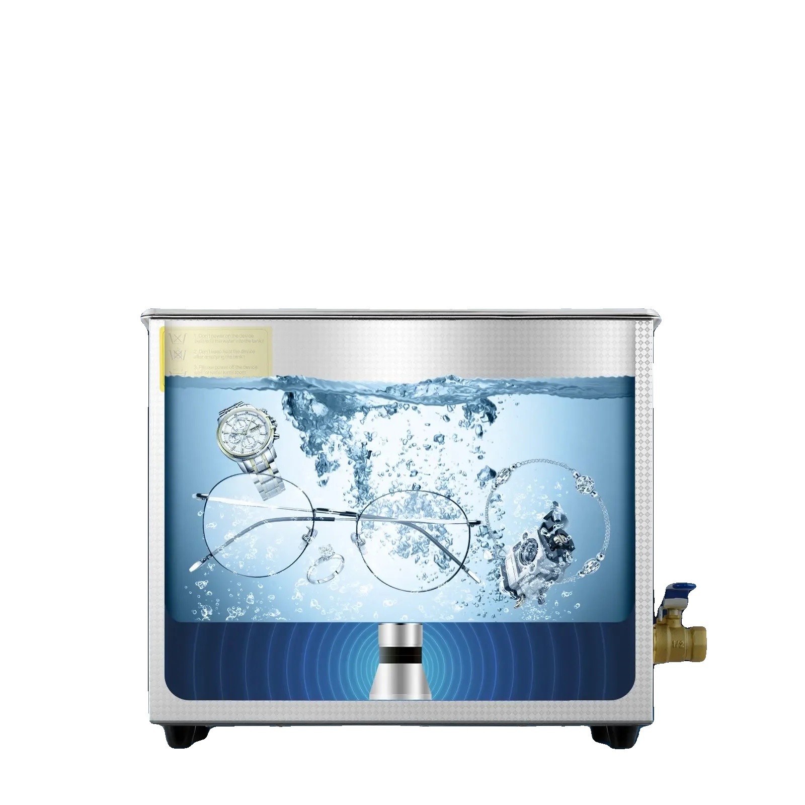 Ultraschallreiniger, 6 Liter, 180 Watt Ultraschallleistung, 300 Watt Heizleistung, 220 Volt, 40 Khz Frequenz