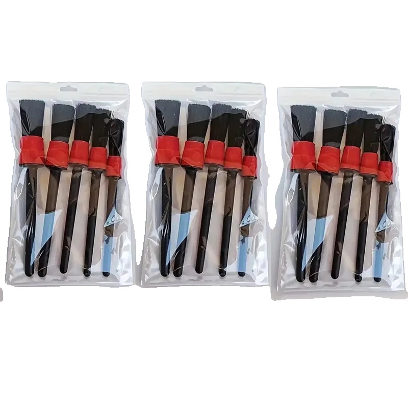 Detailing Pinsel Set, Langlebige Synthetische Borsten, Ergonomisches Design, Schwarz 15stück