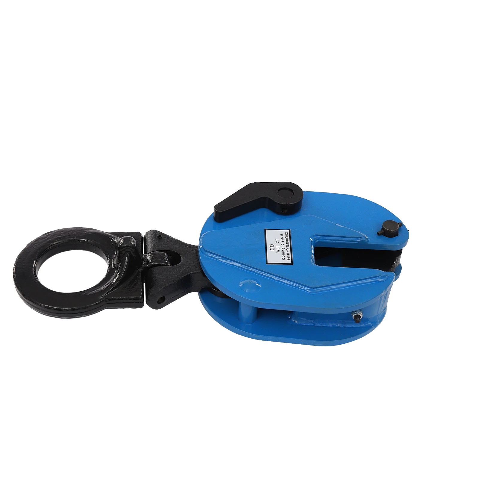 Blechzange, 2 Tonnen Tragfähigkeit, Sicheres Verriegelungsmechanismus, Blau